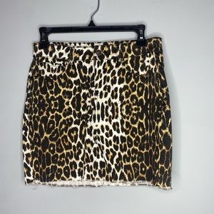 Cheetah Mini Skirt